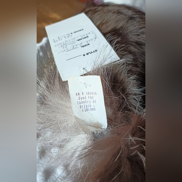 Fur Hat/Headband - Picture 2 of 3